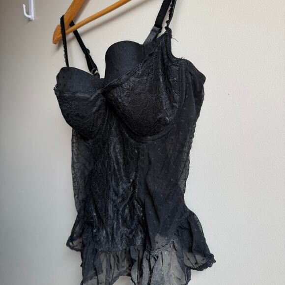 Smart & Sexy Black Lace Corset Bustier Top 36C - Picture 3 of 5